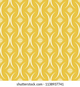 Abstract seamless pattern of yellow color for wallpapers and background.