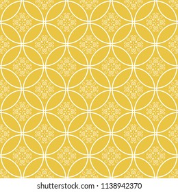 Abstract seamless pattern of yellow color for wallpapers and background.
