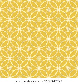 Abstract seamless pattern of yellow color for wallpapers and background.
