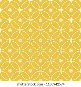 Abstract seamless pattern of yellow color for wallpapers and background.
