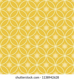 Abstract seamless pattern of yellow color for wallpapers and background.
