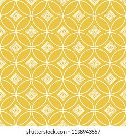 Abstract seamless pattern of yellow color for wallpapers and background.