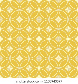 Abstract seamless pattern of yellow color for wallpapers and background.