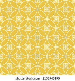 Abstract seamless pattern of yellow color for wallpapers and background.