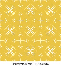 Abstract seamless pattern of yellow color for wallpapers and background.