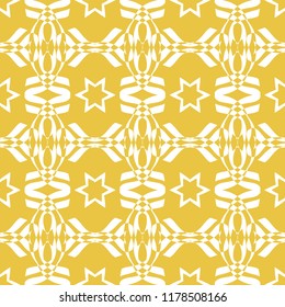 Abstract seamless pattern of yellow color for wallpapers and background.