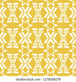 Abstract seamless pattern of yellow color for wallpapers and background.