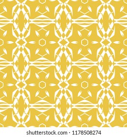 Abstract seamless pattern of yellow color for wallpapers and background.