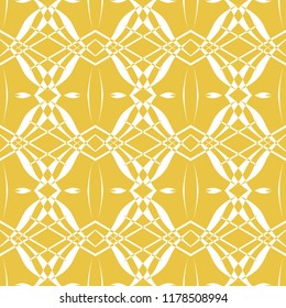 Abstract seamless pattern of yellow color for wallpapers and background.