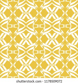 Abstract seamless pattern of yellow color for wallpapers and background.