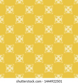 Abstract seamless pattern of yellow color for wallpapers and background.