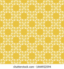 Abstract seamless pattern of yellow color for wallpapers and background.