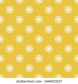 Abstract seamless pattern of yellow color for wallpapers and background.