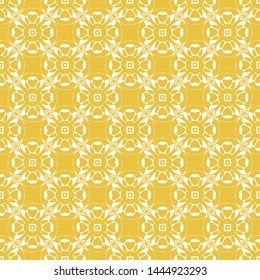 Abstract seamless pattern of yellow color for wallpapers and background.