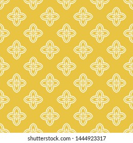 Abstract seamless pattern of yellow color for wallpapers and background.