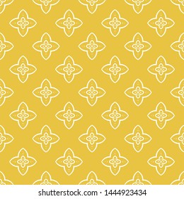 Abstract seamless pattern of yellow color for wallpapers and background.
