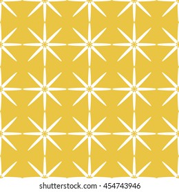 Abstract seamless pattern of yellow color for wallpapers and background. 