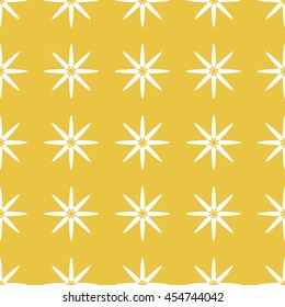 Abstract seamless pattern of yellow color for wallpapers and background. 