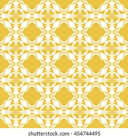 Abstract seamless pattern of yellow color for wallpapers and background. 