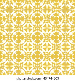 Abstract seamless pattern of yellow color for wallpapers and background. 