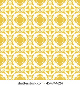 Abstract seamless pattern of yellow color for wallpapers and background. 
