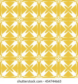 Abstract seamless pattern of yellow color for wallpapers and background. 