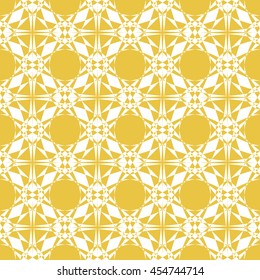 Abstract seamless pattern of yellow color for wallpapers and background. 