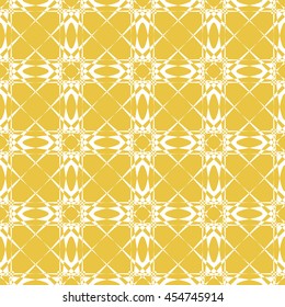 Abstract seamless pattern of yellow color for wallpapers and background. 