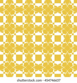 Abstract seamless pattern of yellow color for wallpapers and background. 