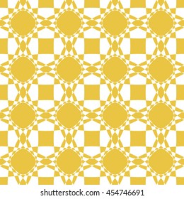 Abstract seamless pattern of yellow color for wallpapers and background. 