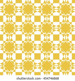 Abstract seamless pattern of yellow color for wallpapers and background. 