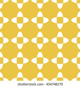 Abstract seamless pattern of yellow color for wallpapers and background. 