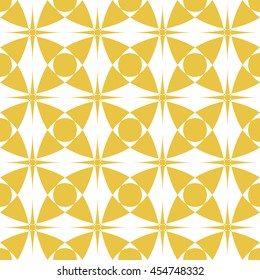Abstract seamless pattern of yellow color for wallpapers and background. 