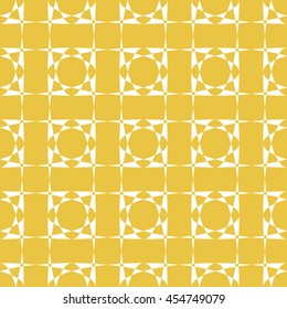Abstract seamless pattern of yellow color for wallpapers and background. 