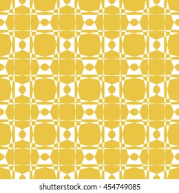 Abstract seamless pattern of yellow color for wallpapers and background. 
