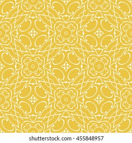 Abstract seamless pattern of yellow color for wallpapers and background. Seamless line geometric background .Straight Lines Background.