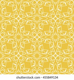 Abstract seamless pattern of yellow color for wallpapers and background. Seamless line geometric background .Straight Lines Background.