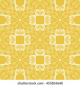 Abstract seamless pattern of yellow color for wallpapers and background. Seamless line geometric background .Straight Lines Background.
