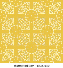 Abstract seamless pattern of yellow color for wallpapers and background. Seamless line geometric background .Straight Lines Background.

