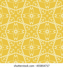 Abstract seamless pattern of yellow color for wallpapers and background. Seamless line geometric background .Straight Lines Background.
