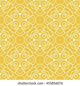 Abstract seamless pattern of yellow color for wallpapers and background. Seamless line geometric background .Straight Lines Background.
