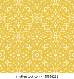 Abstract seamless pattern of yellow color for wallpapers and background. Seamless line geometric background .Straight Lines Background.
