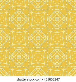 Abstract seamless pattern of yellow color for wallpapers and background. Seamless line geometric background .Straight Lines Background.
