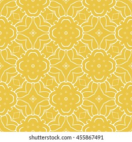 Abstract seamless pattern of yellow color for wallpapers and background. Seamless line geometric background .Straight Lines Background.
