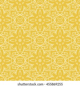 Abstract seamless pattern of yellow color for wallpapers and background. Seamless line geometric background .Straight Lines Background.
