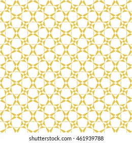 Abstract seamless pattern of yellow color for wallpapers and background.