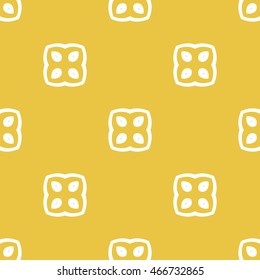 Abstract seamless pattern of yellow color for wallpapers and background.