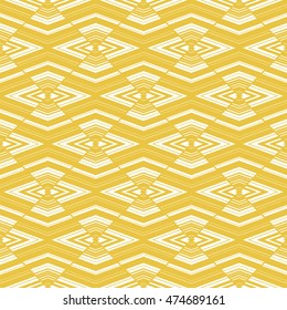 Abstract seamless pattern of yellow color for wallpapers and background.