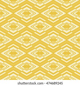 Abstract seamless pattern of yellow color for wallpapers and background.