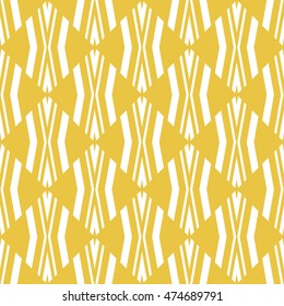 Abstract seamless pattern of yellow color for wallpapers and background.